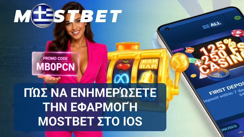 Τρόποι ενημέρωσης της εφαρμογής Mostbet και της έκδοσης PWA σε συσκευές iOS.